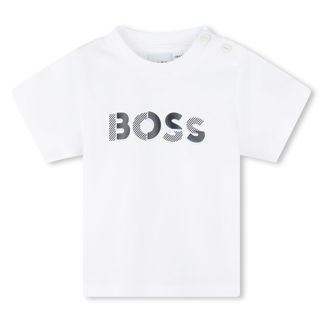 boss-j50783-n48-bb-White Logo T-Shirt