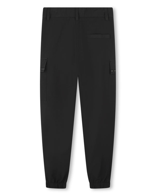 HUGO-G00176-09B-BLACK-LOOSE PANTS