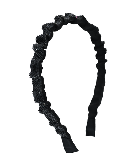 Multicolored Scrunched Rhinestone Headband