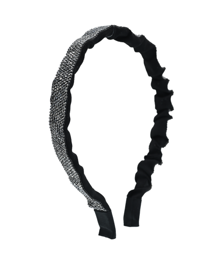 Multicolored Scrunched Rhinestone Headband