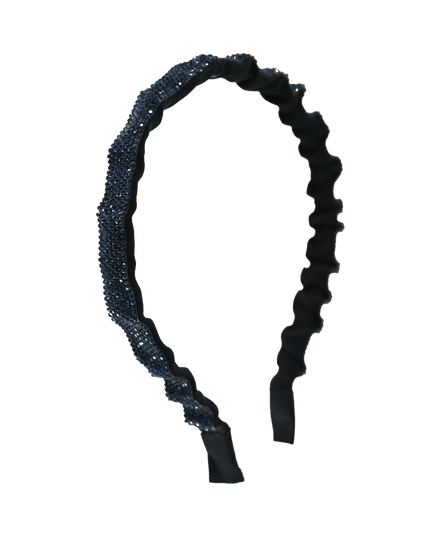 Multicolored Scrunched Rhinestone Headband