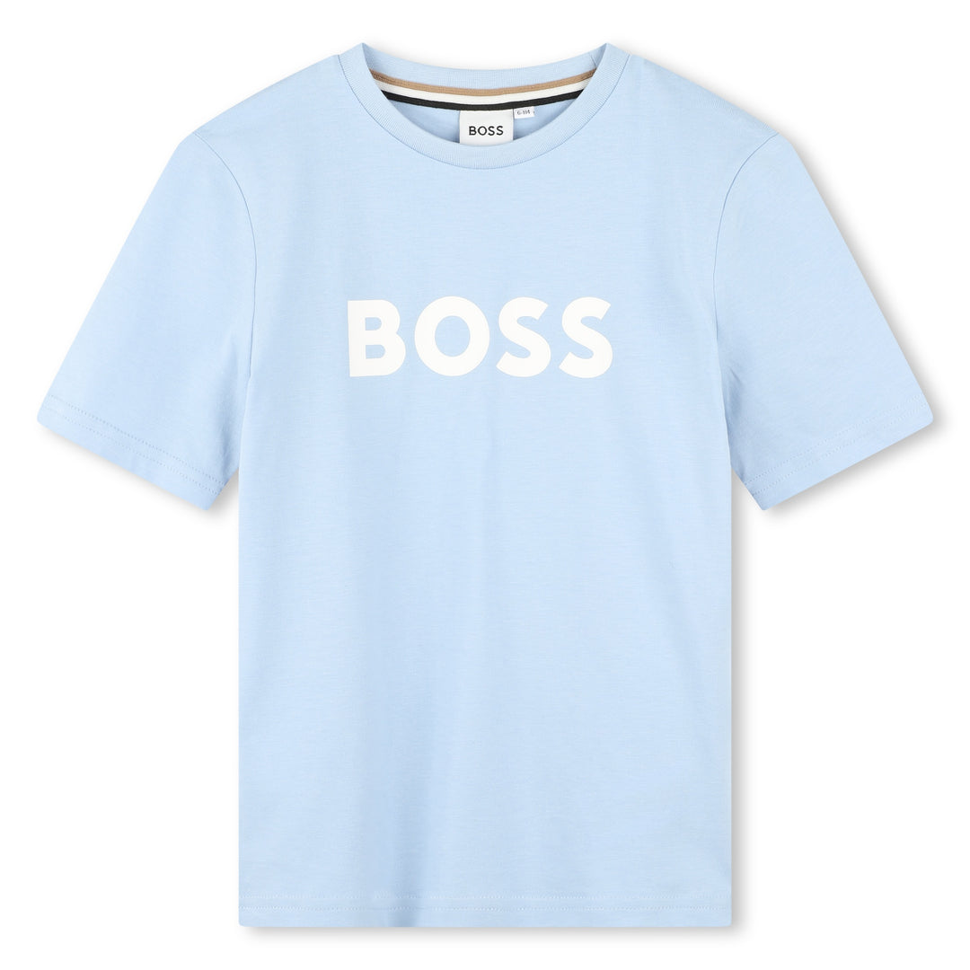 boss-j50718-783-kb-Pale Blue Logo T-Shirt
