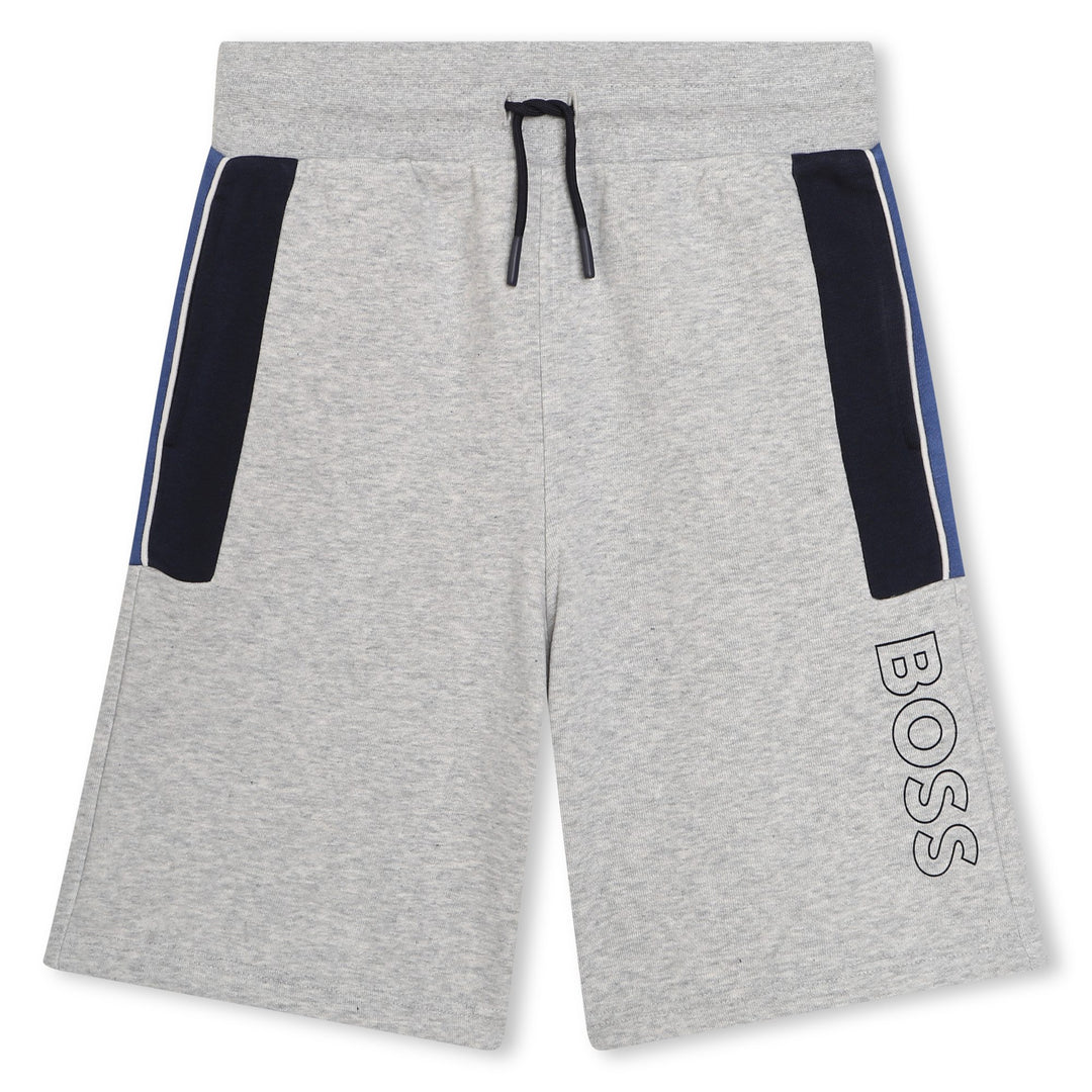 boss-j50684-a32-kb-Gray Logo Shorts
