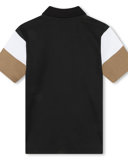 boss-j50707-09b-kb-Black Short Sleeve Polo