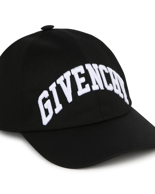 givenchy-h30091-09b-kb-Black Logo Cap