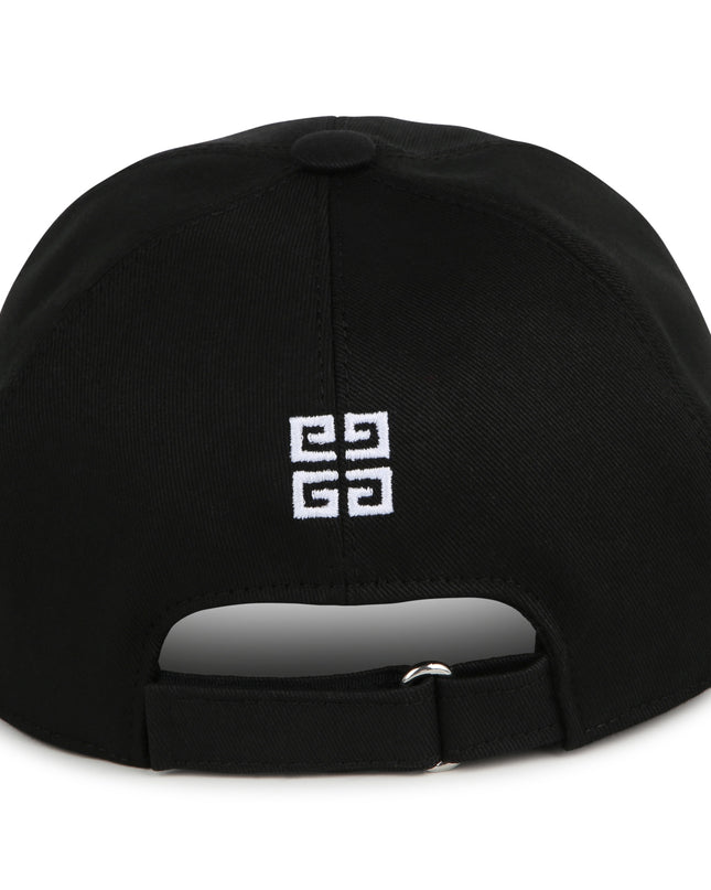 givenchy-h30091-09b-kb-Black Logo Cap