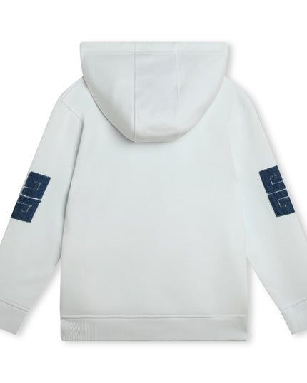 givenchy-h30155-10p-kb-White Hooded Sweatshirt