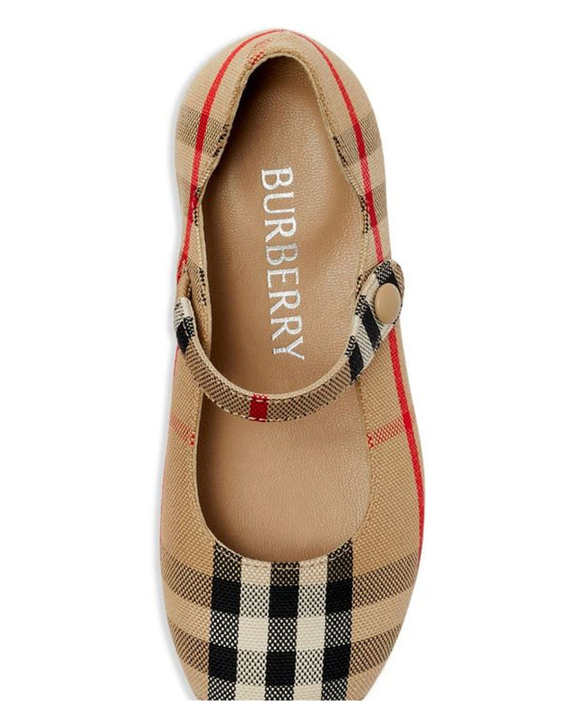 burberry-Beige Ckecked Ballet Flats-8078894-c-i1-seth-chk-131833-a7028