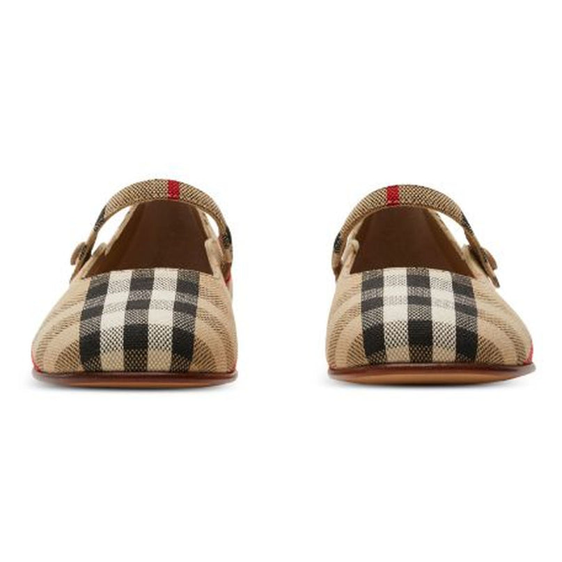burberry-Beige Ckecked Ballet Flats-8078894-c-i1-seth-chk-131833-a7028