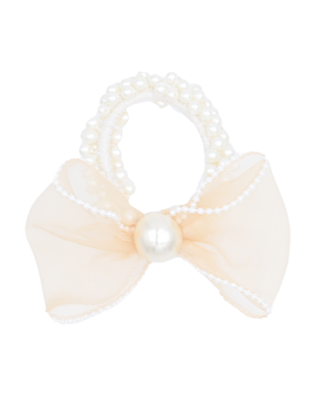 mimi tutu-MTPCS25006-Pearl Tulle Scrunchie