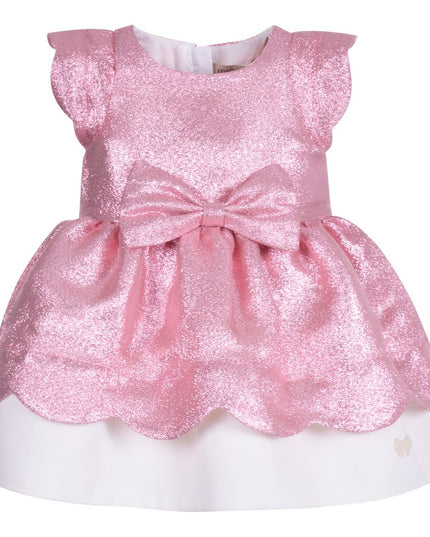 HUCKLEBONES-AW20-191-SCALLOPED BODICE DRESS & BLOOMERS-SUGARPLUM