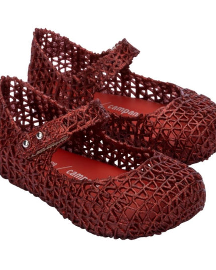 MELISSA-MINI CAMPANA PAPEL BB-32995-AC790-RED GLITTER