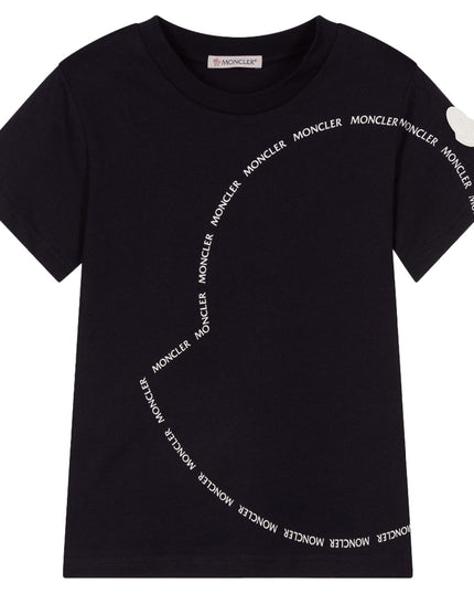 MONCLER-SS T-SHIRT-H1-954-8C000-14-83907-999 BLACK