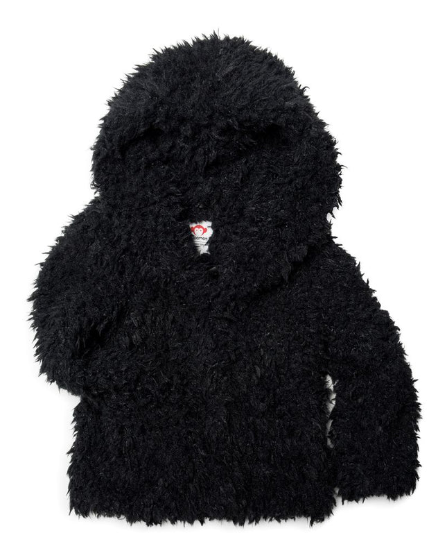 U5CFC-BL-Black-Cleo Faux Fur Coat
