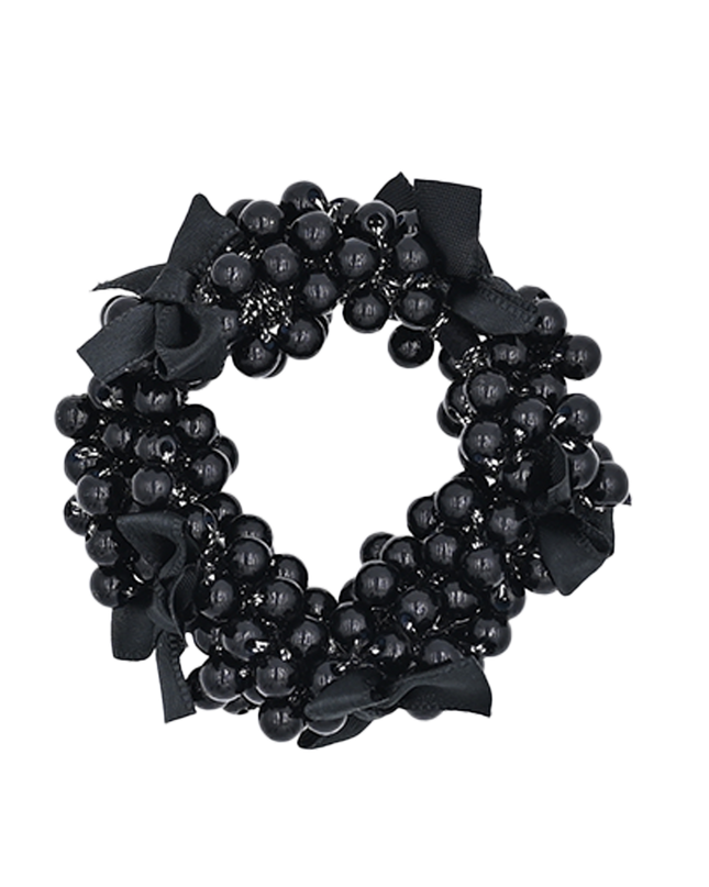 mimi tutu-MTPCS25005-mini  pearls Scrunchie