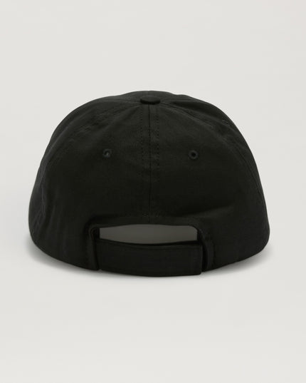 PALM ANGELS -PBLB002C99FAB0011001-LOGO BASEBALL CAP BLACK WHITE