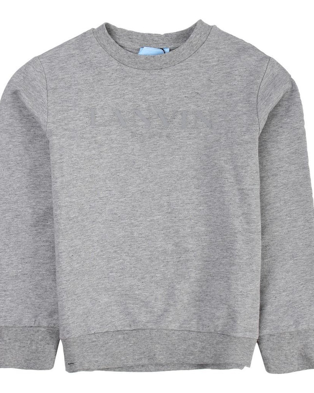 Lanvin-Logo Sweatshirt-4i4000ib260905-Gray