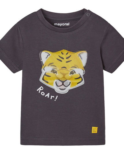 MAYORAL-S/S T-SHIRT-1014-65-DARK GRAY