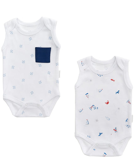 Andy Wawa-WHITE-BABY BODY 2 PCS BODY LITTLE SAILOR-AC22636