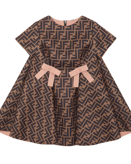 Brown & Pink Dress