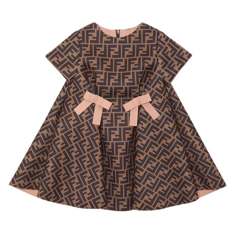 Brown & Pink Dress