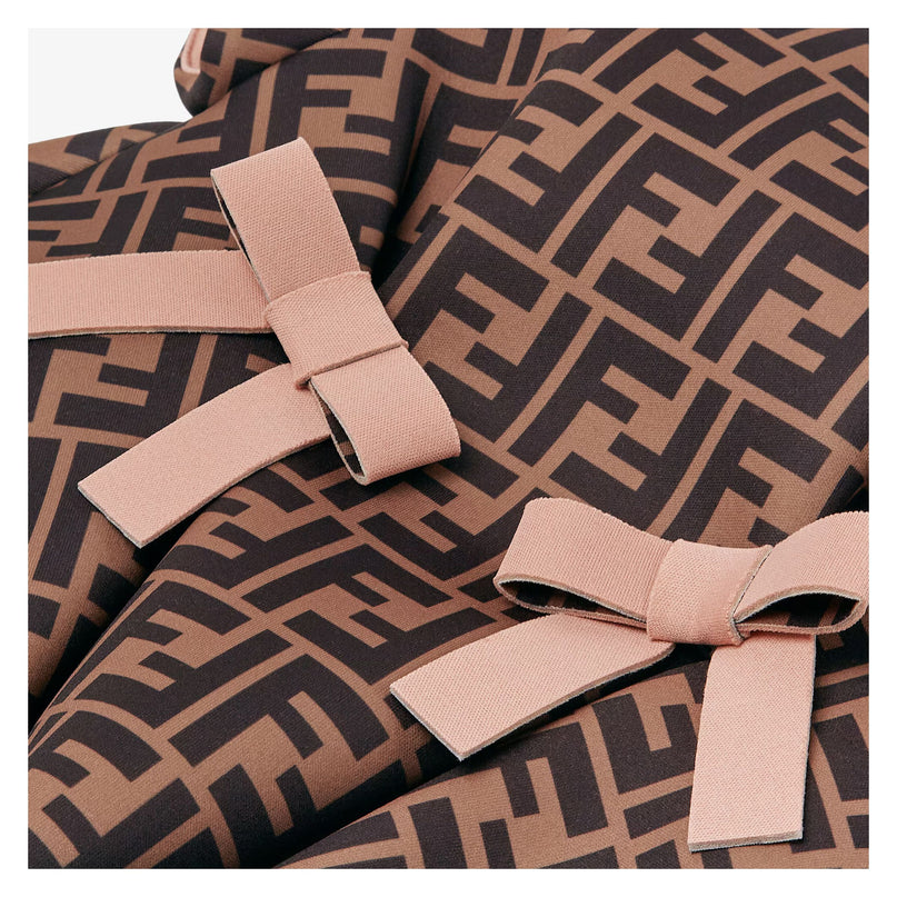 Brown & Pink Dress