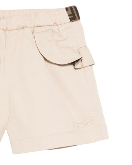 kids atelier fendi Beige Fendi Shorts