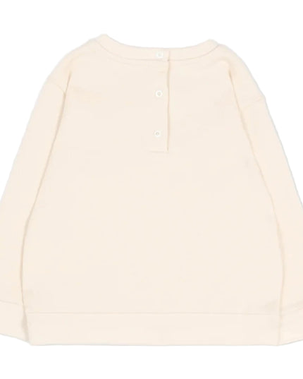 kids atelier fendi Beige Baby Logo Sweatshirt