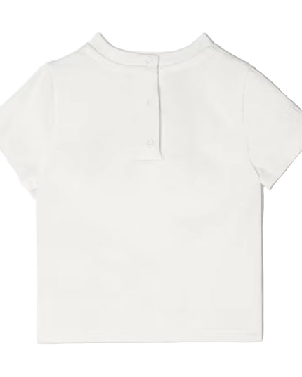 kids atelier fendi White Baby Teddy Bear T-Shirt