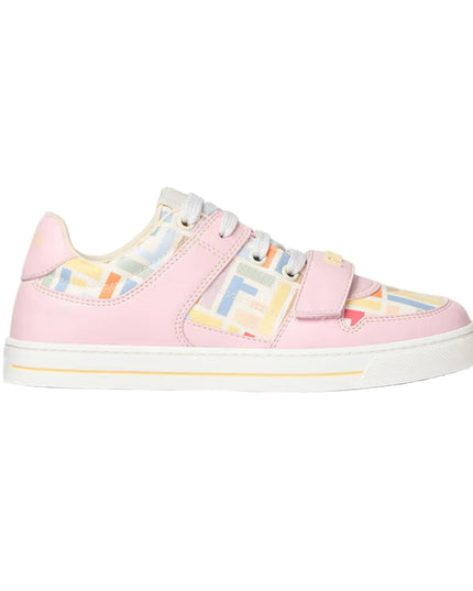 kids atelier fendi Pink Junior Logo Sneakers
