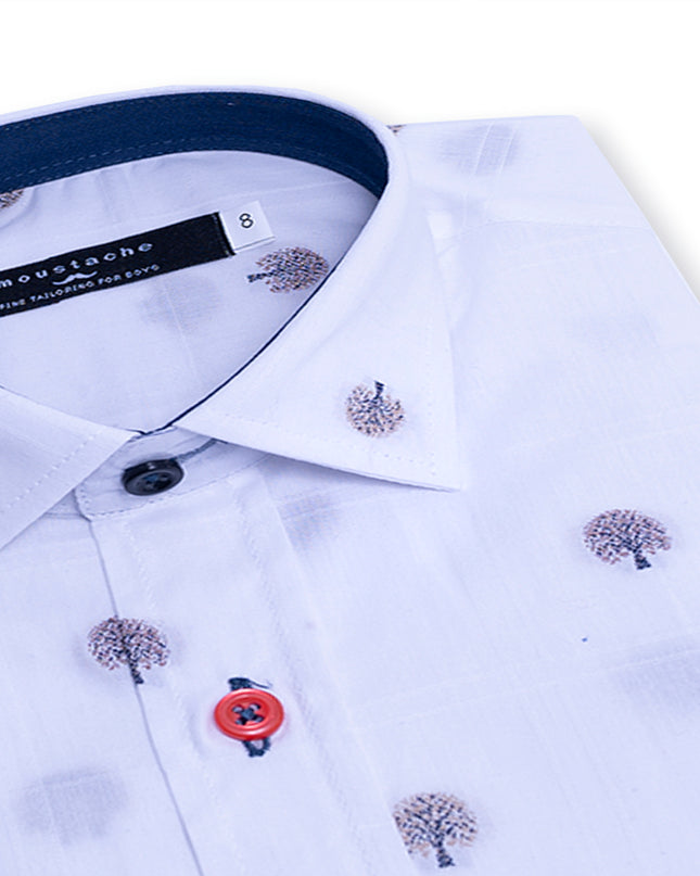 Moustache-2020-2 Maple Cotton Shirt-Shirts