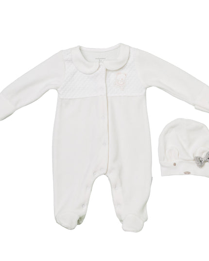 Andywawa-AC24123-ECRU-Set ROMPER HAT