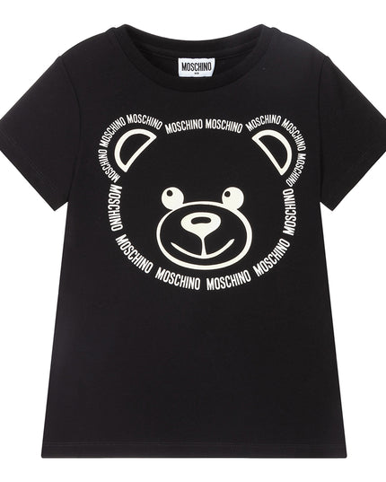 MOSCHINO-SS T-SHIRT-HYM02S-LBA11-60100-BLACK