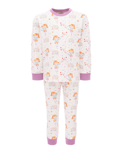 BANBLU-FAIRY GIRL PRINT PJ SET-BB22005-WHITE