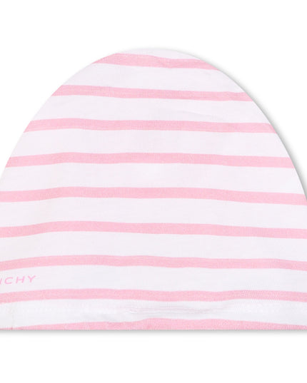 Pink Striped Dress & Headband