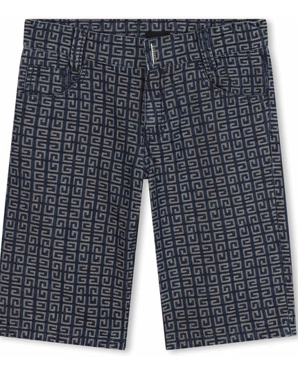 Blue Bermuda Shorts