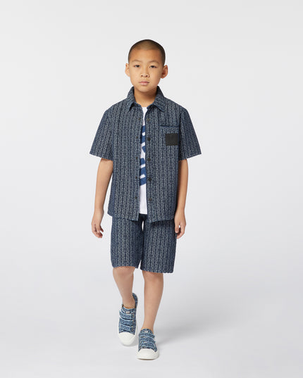 Blue Bermuda Shorts