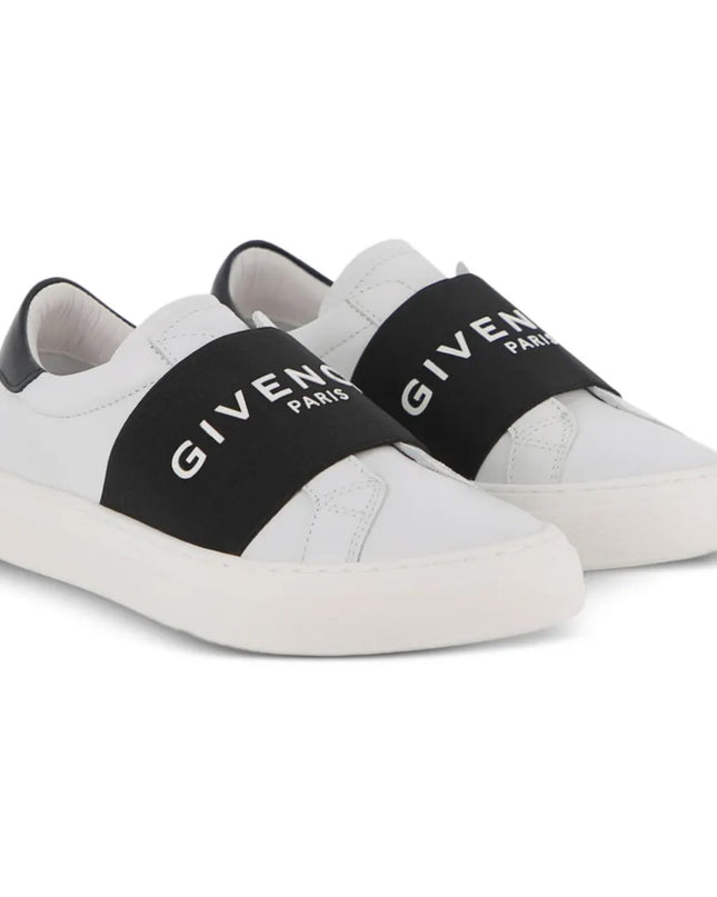 Kids atelier Givenchy White Logo Print Sneakers