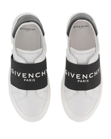Kids atelier Givenchy White Logo Print Sneakers