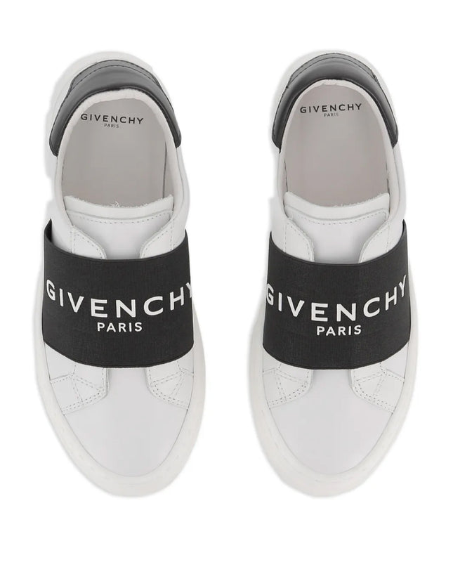 Kids atelier Givenchy White Logo Print Sneakers
