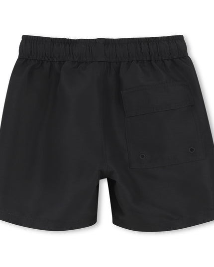 kids atelier givenchy Black Logo Swim Shorts