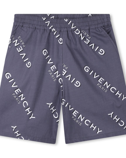 kids atelier givenchy Dark Grey Short Logo Set
