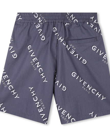 kids atelier givenchy Dark Grey Short Logo Set