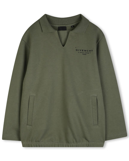kids atelier givenchy Olive Green Givenchy Sweatshirt