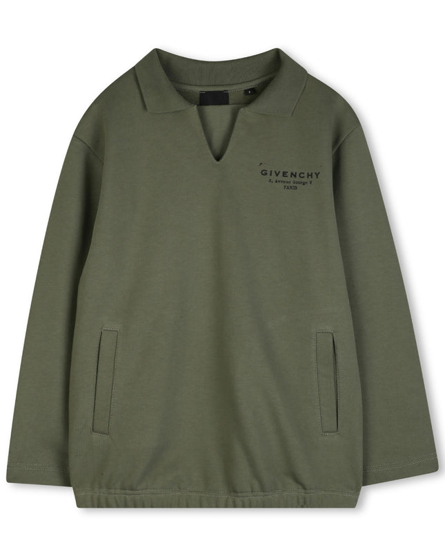 kids atelier givenchy Olive Green Givenchy Sweatshirt