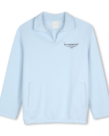 kids atelier givenchy Light Blue Givenchy Sweatshirt