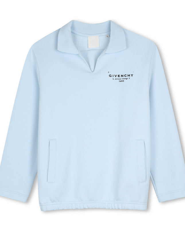 kids atelier givenchy Light Blue Givenchy Sweatshirt
