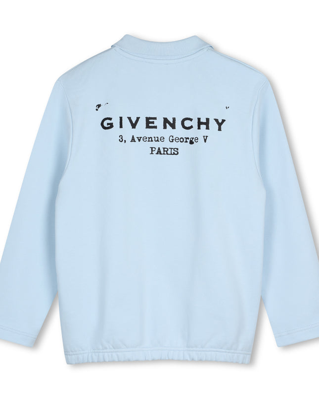 kids atelier givenchy Light Blue Givenchy Sweatshirt