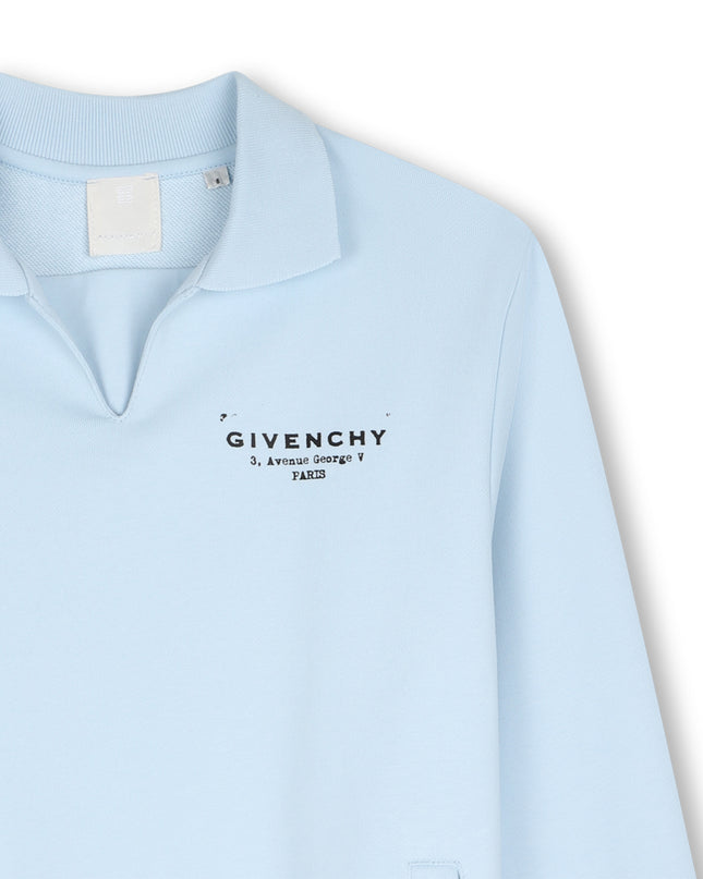 kids atelier givenchy Light Blue Givenchy Sweatshirt