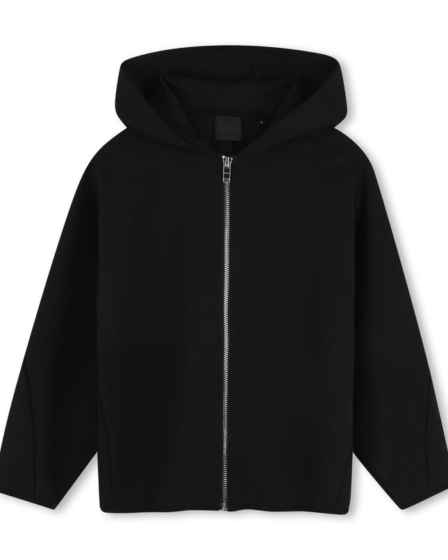 kids atelier givenchy Black Hooded Jacket